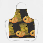 Spinnen en pompoen schort (Voorkant)