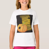 Spinnen en pompoen t-shirt (Voorkant)