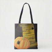 Spinnen en pompoen tote bag (Voorkant)