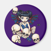 "Spinnen en schedels" Magneet (Voorkant)