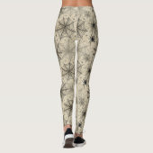  spinnen en webben Halloween-patroon Leggings (Achterkant)