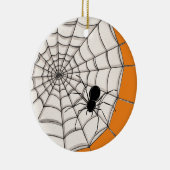 Spinnen en webhalloween keramische sierelementen keramisch ornament (Rechts)