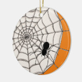Spinnen en webhalloween keramische sierelementen keramisch ornament (Links)