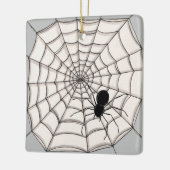 Spinnen en webhalloween keramische sierelementen keramisch ornament (Links)