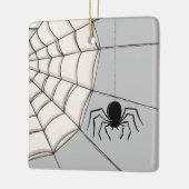 Spinnen en webhalloween keramische sierelementen keramisch ornament (Links)
