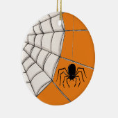 Spinnen en webhalloween keramische sierelementen keramisch ornament (Rechts)