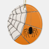 Spinnen en webhalloween keramische sierelementen keramisch ornament (Links)