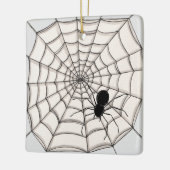 Spinnen en webhalloween keramische sierelementen keramisch ornament (Links)