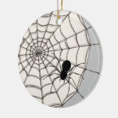 Spinnen en webhalloween keramische sierelementen keramisch ornament (Links)