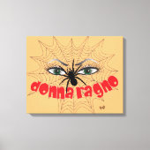 Spinnen Frau Druck auf Keilleinwand Canvas Afdruk (Voorkant)