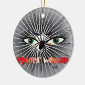 Spinnen - Frau/Ornament Keramisch Ornament (Links)