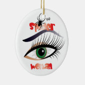 Spinnen - Frau/Ornament Keramisch Ornament (Rechts)