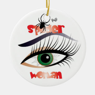 Spinnen - Frau/Ornament Keramisch Ornament