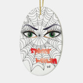 Spinnen - Frau/Ornament Keramisch Ornament (Links)