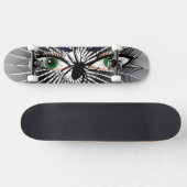 Spinnen - Frau Skateboard (Horizontaal)