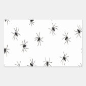 Spinnen Halloween Creepy Crawly Spooky Rechthoekige Sticker (Voorkant)