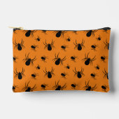 Spinnen Halloween patroon Zwart en Oranje Etui (Voorkant)