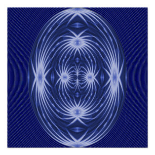 Spinnen in een wervelpool... poster