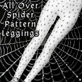 Spinnen in Halloween kostuum Leggings