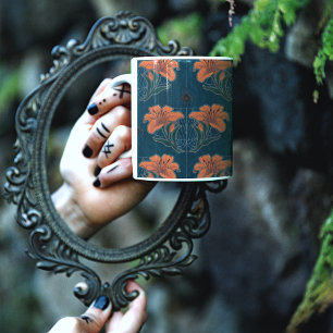 Spinnen & lelies Spookachtig Halloween  Patroon Koffiemok