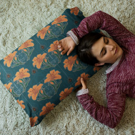 Spinnen & lelies Spookachtig Halloween  Patroon Kussensloop