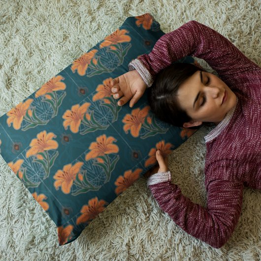 Spinnen & lelies Spookachtig Halloween  Patroon Kussensloop