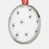 spinnen metalen ornament (Links)