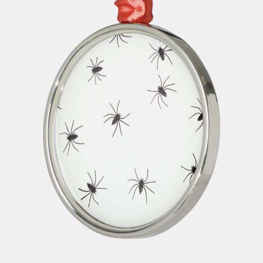 spinnen metalen ornament (Links)