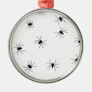 spinnen metalen ornament