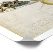 Spinnen: Mygole, bord 18 uit 'Over de Voorteelin Poster (Hoek)