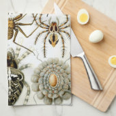 spinnen of spinachtigen door Ernst Haeckel Theedoek (Quarter Fold)