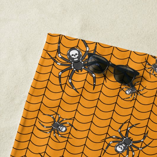 Spinnen op Parade Beach Handdoek (In situ)