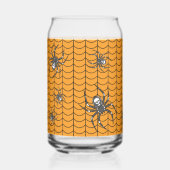 Spinnen op Parade Blikvorm Glas (Achterkant)