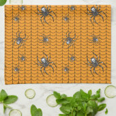 Spinnen op Parade Kitchen Towel Theedoek (Gevouwen)