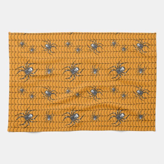 Spinnen op Parade Kitchen Towel Theedoek (Horizontaal)