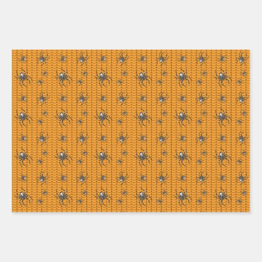 Spinnen op Parade Wrapping Paper Set (Voorkant 3)