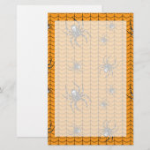 Spinnen op parelaarster briefpapier (Voorkant / Achterkant)