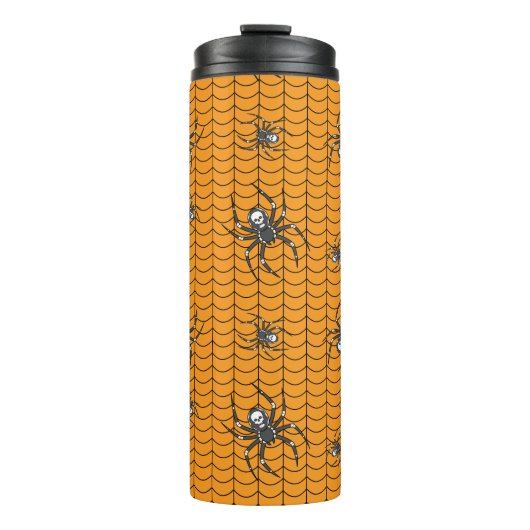 Spinnen op thermisch getumbler bij parade thermosbeker (Voorkant)