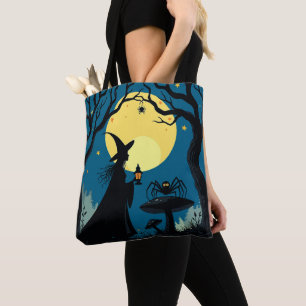 Spinnen, Paddenstoelen en Heksen Tote Bag