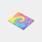 Spinnen regenboog post-it® notes (Schuin)