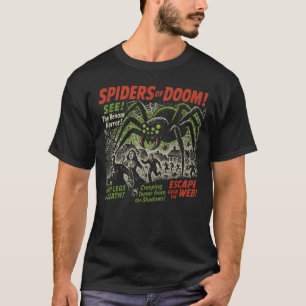 Spinnen van Doom Film Poster Halloween T-shirt