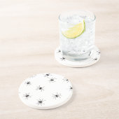 spinnen zandsteen onderzetter (Zijkant)