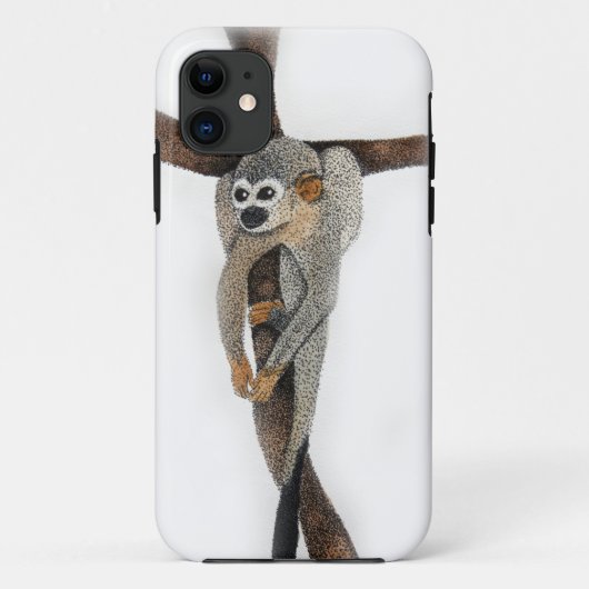 spinnenapen pentekening kunst Case-Mate iPhone case (Achterkant)