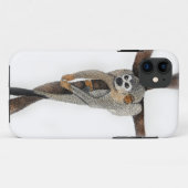 spinnenapen pentekening kunst Case-Mate iPhone case (Achterkant (horizontaal))