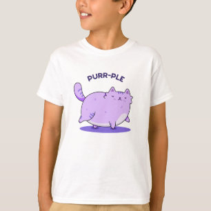 Spinnende Funny Fat Kitty Cat Pun T-shirt