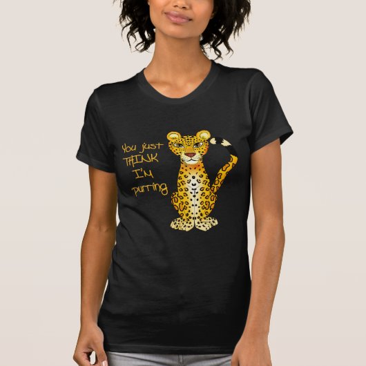 Spinnende Jaguar T-shirt (Voorkant)