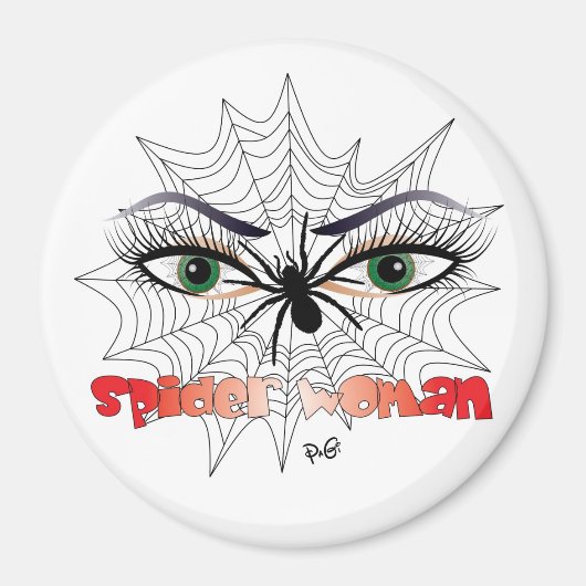 Spinnenfrau/Magnet Magneet (Voorkant)