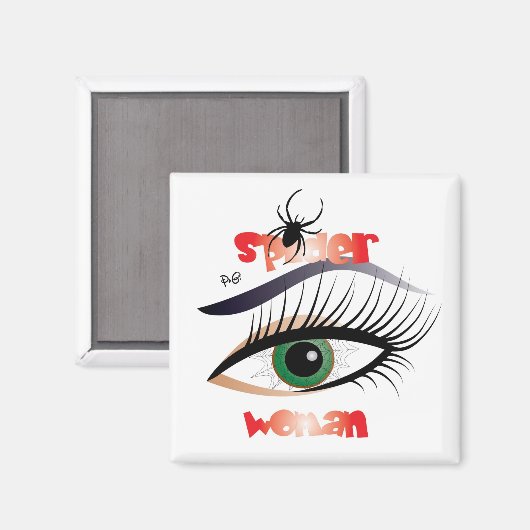 Spinnenfrau/Magnet Magneet (Voorkant / Achterkant)