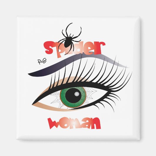 Spinnenfrau/Magnet Magneet (Voorkant)