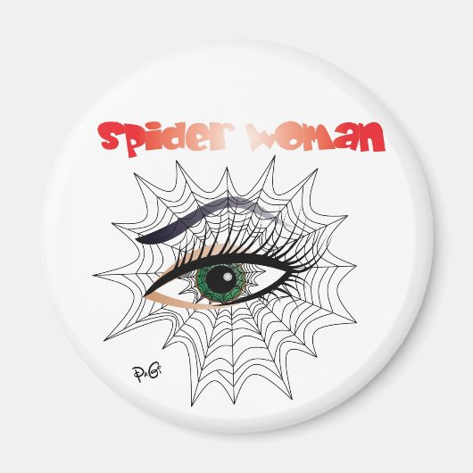 Spinnenfrau/Magnet Magneet (Voorkant)